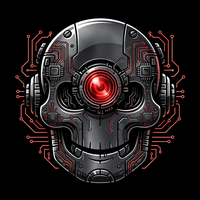 Skynet BOTNET token logo — robot head