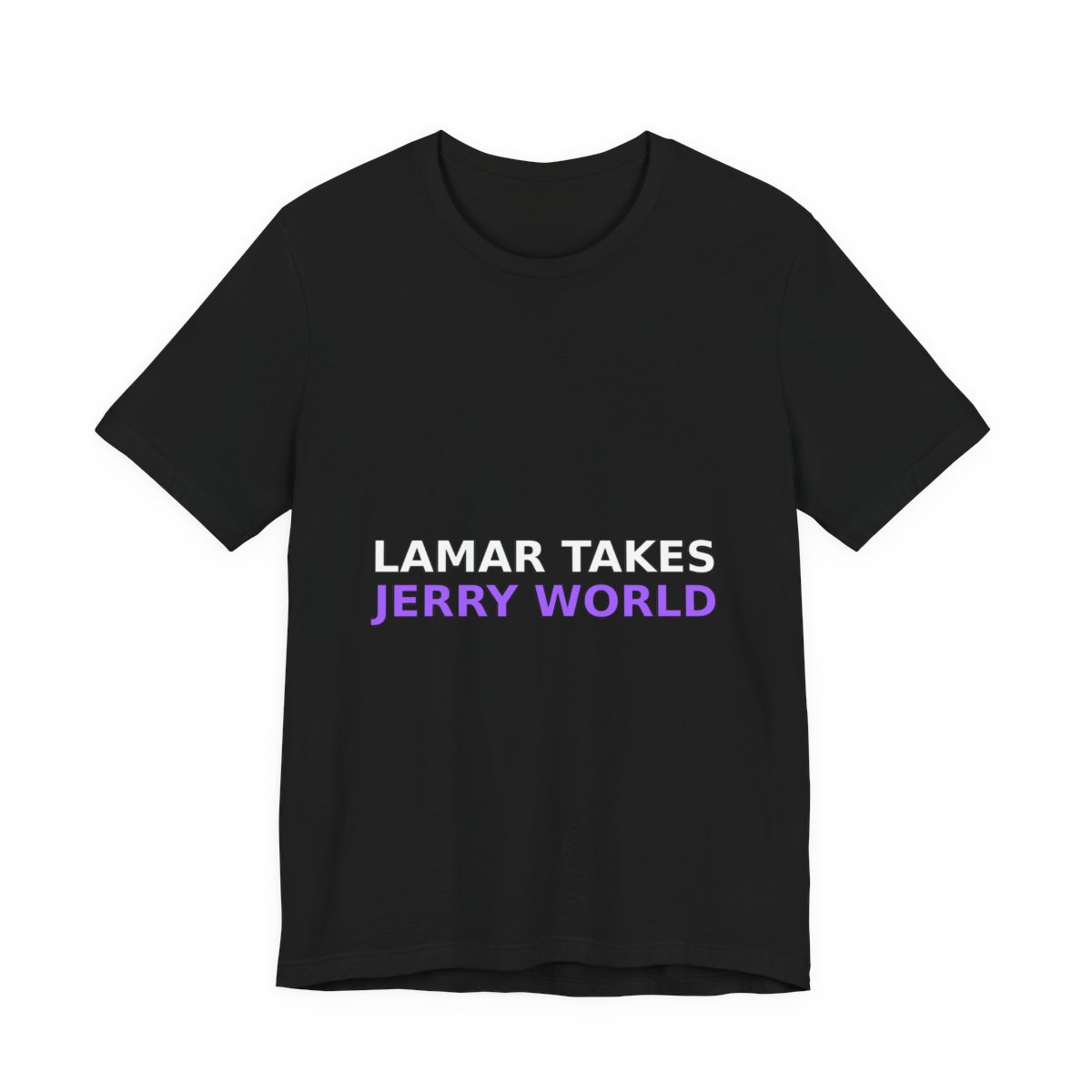 Lamar Takes Jerry World Tee