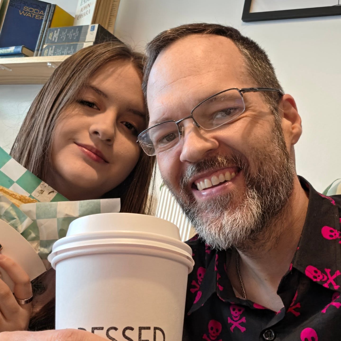 David Strausser with his daughter Liv
